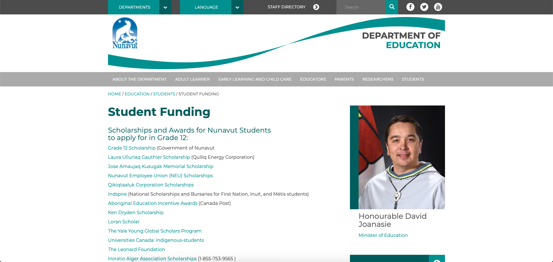 Student grants and loans