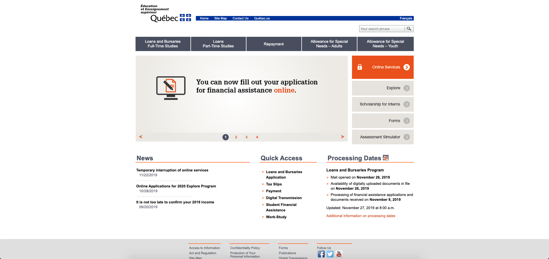 Student grants and loans