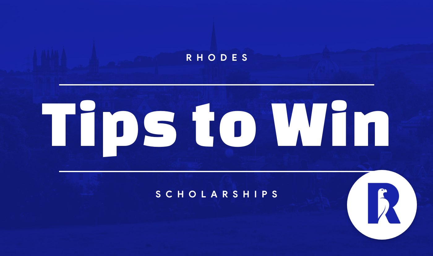 rhodes scholarship tips