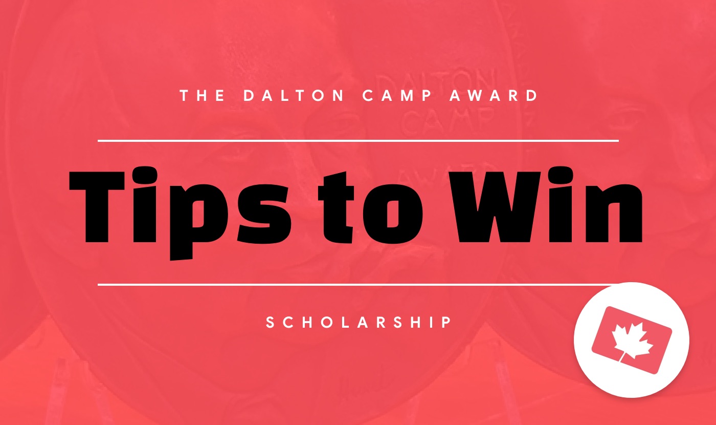tips to win the dalton camp award