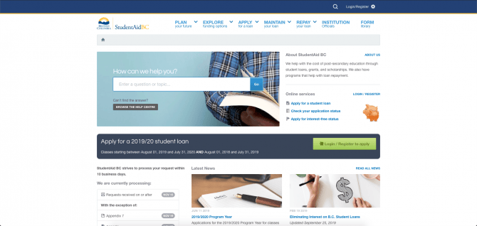 Student grants and loans