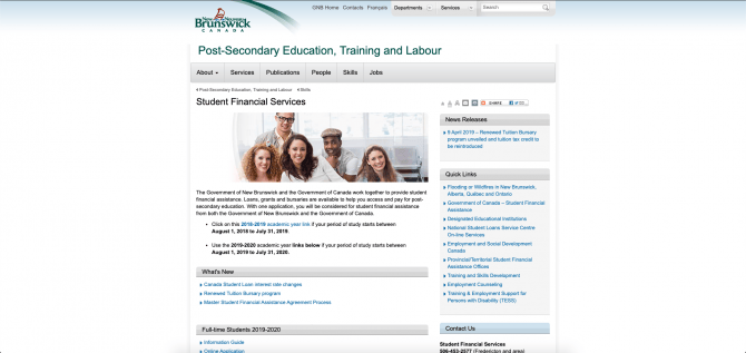 Student grants and loans
